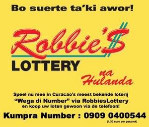 robbies lottery|wega di number diario aruba.